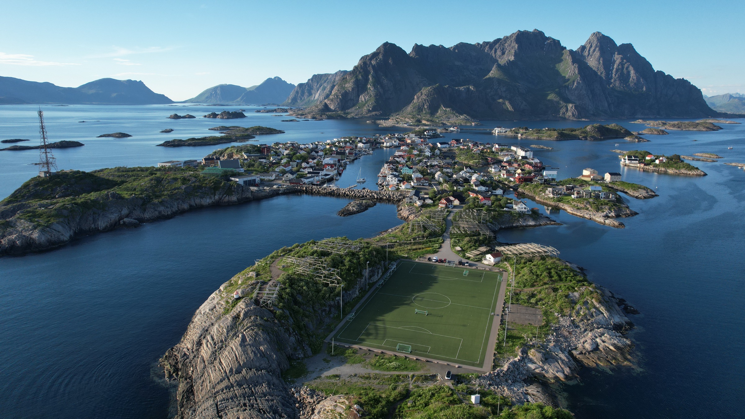 Ellinor at anchor in Norwegian fjord